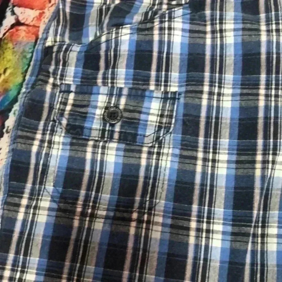 Columbia size 12 shades of blue‎ plaid shorts - Picture 2 of 8